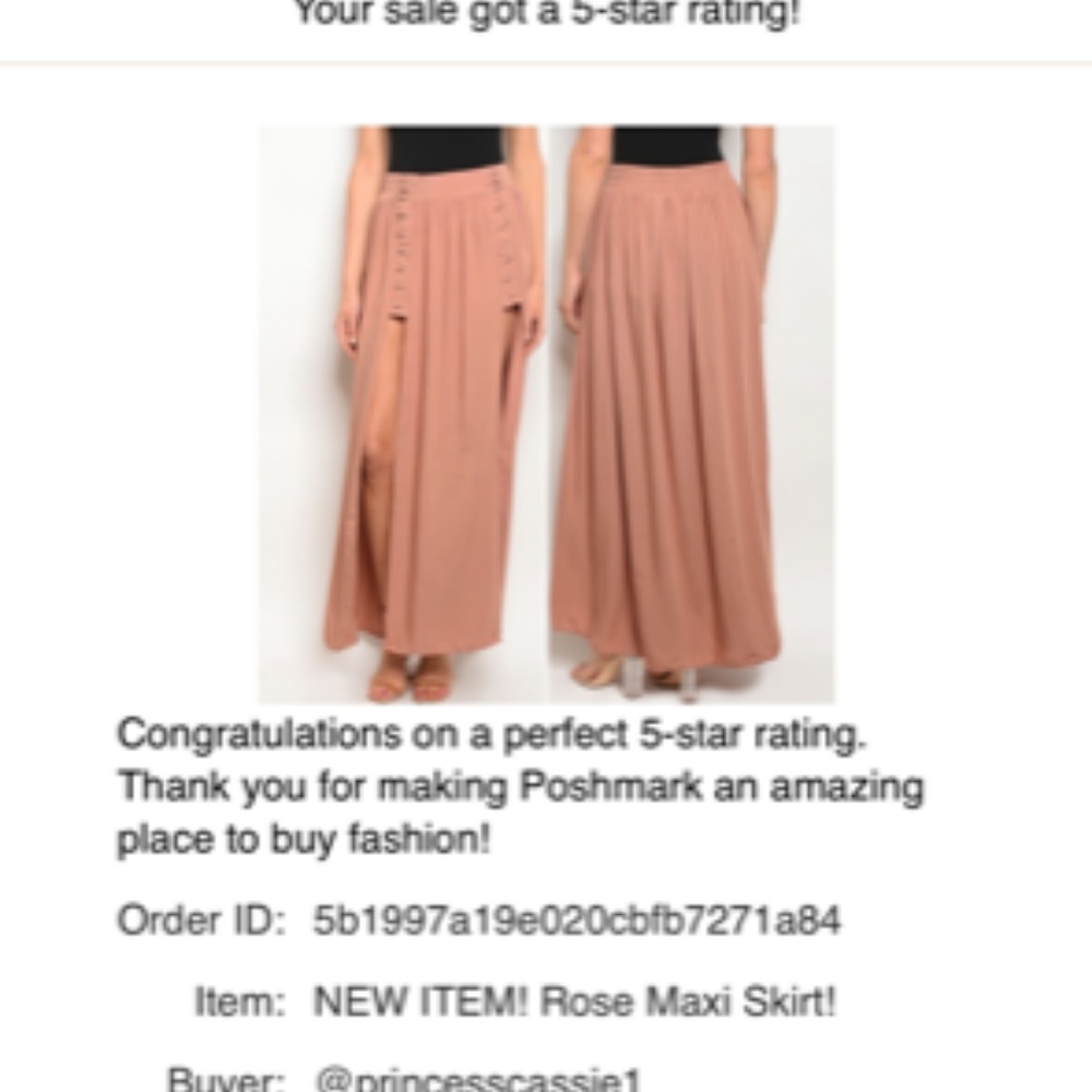 Rose Maxi Skirt! - Picture 4 of 8